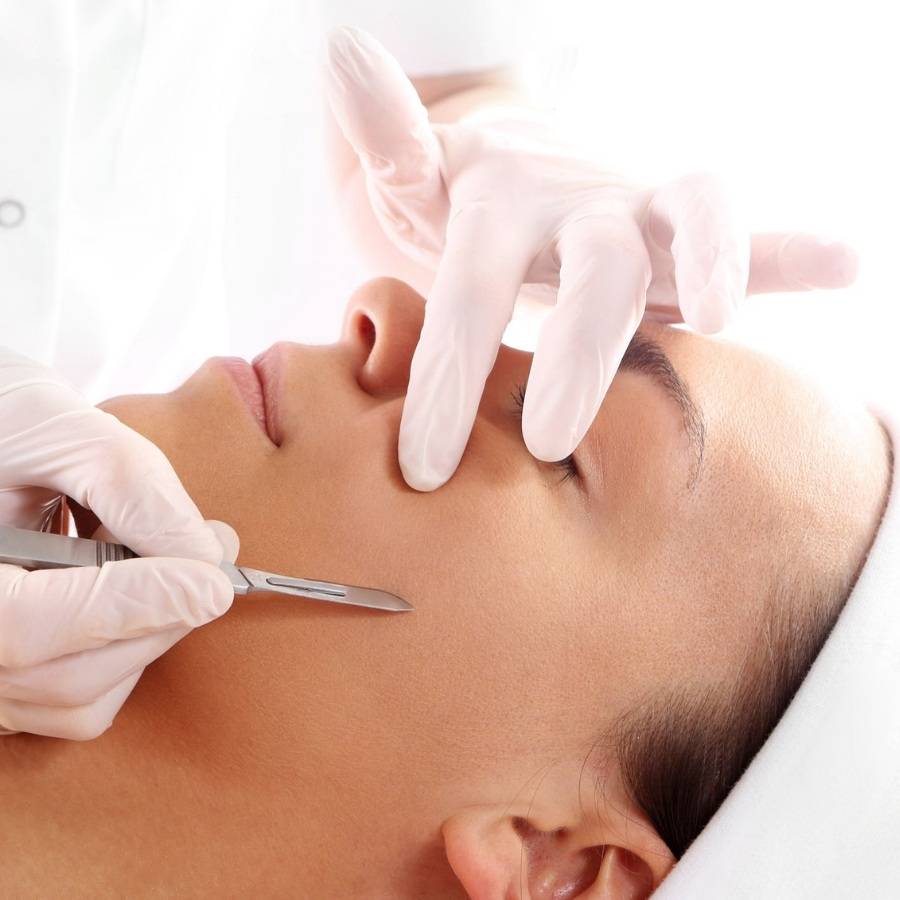 facial con dermaplaning